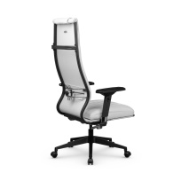 Кресло для руководителя Метта L 1m 50M/4D_17832_Кожа перфорированная NewLeather - Черный_Кожа перфорированная NewLeather - Черный