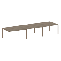 Metal System Quattro Перег. стол (3 столешницы) на П-оразном м/к 40БП.ПРГ-3.3 Акация/Антрацит металл 4200*1235*750 Metal System Quattro Перег. стол (3 столешницы) на П-оразном м/к 40БП.ПРГ-3.3 Акация/Антрацит металл 4200*1235*750