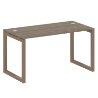 Metal System Quattro Стол офисный на О-образном м/к 50БО.СП-3 Вяз/Мокко металл 1400×720×750 Metal System Quattro Стол офисный на О-образном м/к 50БО.СП-3 Вяз/Мокко металл 1400×720×750
