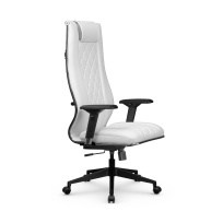 Кресло для руководителя Метта L 1m 50M/4D_17832_Кожа перфорированная NewLeather - Черный_Кожа перфорированная NewLeather - Черный