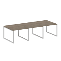 Metal System Quattro Перег. стол (3 столешницы) на О-оразном м/к 40БО.ПРГ-3.1 Акация/Антрацит металл 3000*1235*750 Metal System Quattro Перег. стол (3 столешницы) на О-оразном м/к 40БО.ПРГ-3.1 Акация/Антрацит металл 3000*1235*750