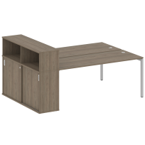 Metal System Quattro Р. ст. с шкафом-купе на П-образном м/к 40БП.РС-СШК-2.5 Т Акация/Антрацит металл 2210*1475*1098 Metal System Quattro Р. ст. с шкафом-купе на П-образном м/к 40БП.РС-СШК-2.5 Т Акация/Антрацит металл 2210*1475*1098