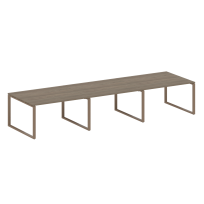 Metal System Перег. стол (3 столешницы) на О-оразном м/к БО.ПРГ-3.3 Акация/Антрацит металл 4200*1235*750 Metal System Перег. стол (3 столешницы) на О-оразном м/к БО.ПРГ-3.3 Акация/Антрацит металл 4200*1235*750