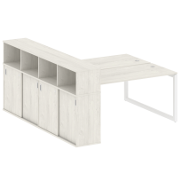 Metal System Quattro Р. ст. с шкафом-купе на О-образном м/к 50БО.РС-СШК-4.4 Т Акация/Антрацит металл 2010*2332*1098 Metal System Quattro Р. ст. с шкафом-купе на О-образном м/к 50БО.РС-СШК-4.4 Т Акация/Антрацит металл 2010*2332*1098