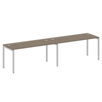 Metal System Quattro Р. ст. на 2 раб. места на П-образном м/к 40БП.СМ-2.4 Акация/Антрацит металл 3200*720*750 Metal System Quattro Р. ст. на 2 раб. места на П-образном м/к 40БП.СМ-2.4 Акация/Антрацит металл 3200*720*750