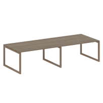 Metal System Quattro Перег. стол (2 столешницы) на О-образном м/к 50БО.ПРГ-2.4 Акация/Антрацит металл 3200*1235*750 Metal System Quattro Перег. стол (2 столешницы) на О-образном м/к 50БО.ПРГ-2.4 Акация/Антрацит металл 3200*1235*750