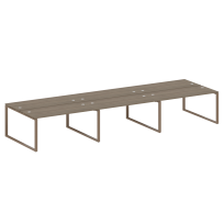 Metal System Р. ст. на 6 раб. места на О-образном м/к БО.СМ-6.4 Акация/Антрацит металл 4800*1475*750 Metal System Р. ст. на 6 раб. места на О-образном м/к БО.СМ-6.4 Акация/Антрацит металл 4800*1475*750