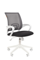 Кресло офисное Chairman 696 Россия / Белый пластик TW-12/TW-04 Серый SL N