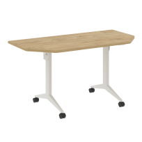 X-Pull Стол складной мобильный X.M-7.T1 Тиквуд тёмный/Белый металл 1440×720×753 X-Pull Стол складной мобильный X.M-7.T1 Тиквуд тёмный/Белый металл 1440×720×753