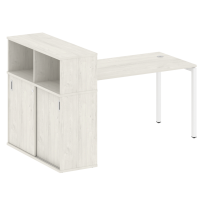 Metal System Quattro Стол офисный с шкафом-купе на П-образном м/к 40БП.РС-СШК-3.3 Т Вяз/Мокко металл 1810×1120×1098 Metal System Quattro Стол офисный с шкафом-купе на П-образном м/к 40БП.РС-СШК-3.3 Т Вяз/Мокко металл 1810×1120×1098