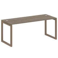 Metal System Quattro Стол офисный на О-образном м/к 50БО.СП-5 Вяз/Мокко металл 1800×720×750 Metal System Quattro Стол офисный на О-образном м/к 50БО.СП-5 Вяз/Мокко металл 1800×720×750