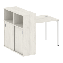 Metal System Quattro Стол офисный с шкафом-купе на П-образном м/к 40БП.РС-СШК-3.1 Т Вяз/Мокко металл 1410×1120×1098 Metal System Quattro Стол офисный с шкафом-купе на П-образном м/к 40БП.РС-СШК-3.1 Т Вяз/Мокко металл 1410×1120×1098