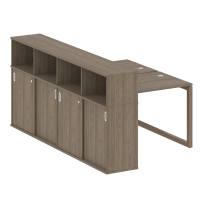 Metal System Quattro Р. ст. с шкафом-купе на О-образном м/к 50БО.РС-СШК-4.1 Т Акация/Антрацит металл 1410*2332*1098 Metal System Quattro Р. ст. с шкафом-купе на О-образном м/к 50БО.РС-СШК-4.1 Т Акация/Антрацит металл 1410*2332*1098
