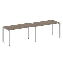 Metal System Quattro Р. ст. на 2 раб. места на П-образном м/к 40БП.СМ-2.3 Акация/Антрацит металл 2800*720*750 Metal System Quattro Р. ст. на 2 раб. места на П-образном м/к 40БП.СМ-2.3 Акация/Антрацит металл 2800*720*750