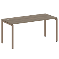 Metal System Quattro Стол офисный на П-образном м/к 40БП.СП-4 Вяз/Мокко металл 1600×720×750 Metal System Quattro Стол офисный на П-образном м/к 40БП.СП-4 Вяз/Мокко металл 1600×720×750