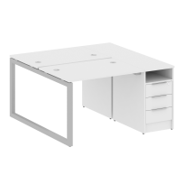 Metal System Quattro Р. ст. с тумбой на О-образном м/к 50БО.РС-СТП-2.1 Акация/Антрацит металл 1412*1475*750 Metal System Quattro Р. ст. с тумбой на О-образном м/к 50БО.РС-СТП-2.1 Акация/Антрацит металл 1412*1475*750