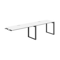 Стол-бенч комбо s-b-s с лючком Allegro / 2800×600×750 / Профиль О-образный: 70×20 Антрацит / Столешница: Белый / AG.192.WH.L.72.AN Стол-бенч комбо s-b-s с лючком Allegro / 2800×600×750 / Профиль О-образный: 70×20 Антрацит / Столешница: Белый / AG.192.WH.L.72.AN