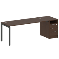 Metal System Quattro Р. ст. с тумбой на П-образном м/к 50БП.РС-СТП-1.5 Акация/Антрацит металл 2212*720*750 Metal System Quattro Р. ст. с тумбой на П-образном м/к 50БП.РС-СТП-1.5 Акация/Антрацит металл 2212*720*750