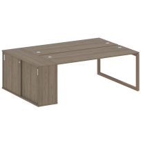 Metal System Quattro Р. ст. с шкафом-купе на О-образном м/к 50БО.РС-СШК-1.5 Т Акация/Антрацит металл 2210*1475*750 Metal System Quattro Р. ст. с шкафом-купе на О-образном м/к 50БО.РС-СШК-1.5 Т Акация/Антрацит металл 2210*1475*750