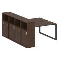 Metal System Quattro Р. ст. с шкафом-купе на О-образном м/к 50БО.РС-СШК-4.3 Т Акация/Антрацит металл 1810*2332*1098 Metal System Quattro Р. ст. с шкафом-купе на О-образном м/к 50БО.РС-СШК-4.3 Т Акация/Антрацит металл 1810*2332*1098