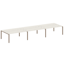 Metal System Р. ст. на 6 раб. места на П-образном м/к БП.СМ-6.5 Акация/Антрацит металл 5400*1475*750 Metal System Р. ст. на 6 раб. места на П-образном м/к БП.СМ-6.5 Акация/Антрацит металл 5400*1475*750