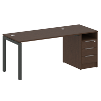 Metal System Quattro Р. ст. с тумбой на П-образном м/к 50БП.РС-СТП-1.3 Акация/Антрацит металл 1812*720*750 Metal System Quattro Р. ст. с тумбой на П-образном м/к 50БП.РС-СТП-1.3 Акация/Антрацит металл 1812*720*750