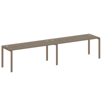 Metal System Р. ст. на 2 раб. места на П-образном м/к БП.СМ-2.5 Акация/Антрацит металл 3600*720*750 Metal System Р. ст. на 2 раб. места на П-образном м/к БП.СМ-2.5 Акация/Антрацит металл 3600*720*750