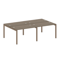 Metal System Quattro Р. ст. на 4 раб. места на П-образном м/к 50БП.СМ-4.2 Акация/Антрацит металл 2400*1475*750 Metal System Quattro Р. ст. на 4 раб. места на П-образном м/к 50БП.СМ-4.2 Акация/Антрацит металл 2400*1475*750