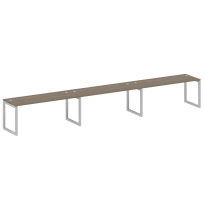 Metal System Quattro Р. ст. на 3 раб. места на О-образном м/к 50БО.СМ-3.5 Акация/Антрацит металл 5400*720*750 Metal System Quattro Р. ст. на 3 раб. места на О-образном м/к 50БО.СМ-3.5 Акация/Антрацит металл 5400*720*750