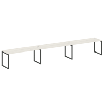 Metal System Quattro Р. ст. на 3 раб. места на О-образном м/к 40БО.СМ-3.5 Акация/Антрацит металл 5400*720*750 Metal System Quattro Р. ст. на 3 раб. места на О-образном м/к 40БО.СМ-3.5 Акация/Антрацит металл 5400*720*750