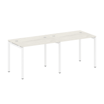 Metal System Quattro Р. ст. на 2 раб. места на П-образном м/к 40БП.СМ-2.1 Акация/Антрацит металл 2000*720*750 Metal System Quattro Р. ст. на 2 раб. места на П-образном м/к 40БП.СМ-2.1 Акация/Антрацит металл 2000*720*750