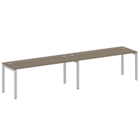 Metal System Quattro Р. ст. на 2 раб. места на П-образном м/к 50БП.СМ-2.5 Акация/Антрацит металл 3600*720*750 Metal System Quattro Р. ст. на 2 раб. места на П-образном м/к 50БП.СМ-2.5 Акация/Антрацит металл 3600*720*750