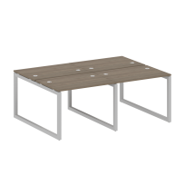 Metal System Quattro Р. ст. на 4 раб. места на О-образном м/к 50БО.СМ-4.1 Акация/Антрацит металл 2000*1475*750