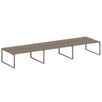 Metal System Р. ст. на 6 раб. места на О-образном м/к БО.СМ-6.5 Акация/Антрацит металл 5400*1475*750 Metal System Р. ст. на 6 раб. места на О-образном м/к БО.СМ-6.5 Акация/Антрацит металл 5400*1475*750