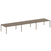 Metal System Quattro Перег. стол (3 столешницы) на П-оразном м/к 40БП.ПРГ-3.5 Акация/Антрацит металл 5400*1235*750 Metal System Quattro Перег. стол (3 столешницы) на П-оразном м/к 40БП.ПРГ-3.5 Акация/Антрацит металл 5400*1235*750