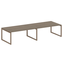 Metal System Quattro Перег. стол (2 столешницы) на О-образном м/к 50БО.ПРГ-2.5 Акация/Антрацит металл 3600*1235*750 Metal System Quattro Перег. стол (2 столешницы) на О-образном м/к 50БО.ПРГ-2.5 Акация/Антрацит металл 3600*1235*750