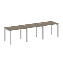 Metal System Quattro Р. ст. на 3 раб. места на П-образном м/к 50БП.СМ-3.1 Акация/Антрацит металл 3000*720*750 Metal System Quattro Р. ст. на 3 раб. места на П-образном м/к 50БП.СМ-3.1 Акация/Антрацит металл 3000*720*750