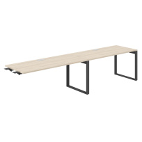 Стол-бенч комбо s-b-s с лючком Allegro / 3200×800×750 / Профиль О-образный: 70×20 Антрацит / Столешница: Белый / AG.199.WH.L.72.AN Стол-бенч комбо s-b-s с лючком Allegro / 3200×800×750 / Профиль О-образный: 70×20 Антрацит / Столешница: Белый / AG.199.WH.L.72.AN