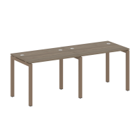 Metal System Quattro Р. ст. на 2 раб. места на П-образном м/к 50БП.СМ-2.1 Акация/Антрацит металл 2000*720*750 Metal System Quattro Р. ст. на 2 раб. места на П-образном м/к 50БП.СМ-2.1 Акация/Антрацит металл 2000*720*750