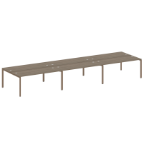 Metal System Р. ст. на 6 раб. места на П-образном м/к БП.СМ-6.5 Акация/Антрацит металл 5400*1475*750 Metal System Р. ст. на 6 раб. места на П-образном м/к БП.СМ-6.5 Акация/Антрацит металл 5400*1475*750