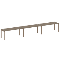 Metal System Quattro Р. ст. на 3 раб. места на П-образном м/к 50БП.СМ-3.5 Акация/Антрацит металл 5400*720*750 Metal System Quattro Р. ст. на 3 раб. места на П-образном м/к 50БП.СМ-3.5 Акация/Антрацит металл 5400*720*750
