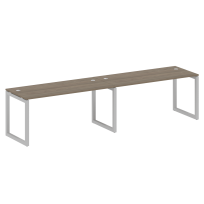 Metal System Quattro Р. ст. на 2 раб. места на О-образном м/к 50БО.СМ-2.4 Акация/Антрацит металл 3200*720*750 Metal System Quattro Р. ст. на 2 раб. места на О-образном м/к 50БО.СМ-2.4 Акация/Антрацит металл 3200*720*750