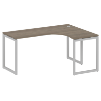 Metal System Quattro Стол криволинейный правый на О-образном м/к 40БО.СА-4 (R) Акация/Антрацит металл 1600*1200*750 Metal System Quattro Стол криволинейный правый на О-образном м/к 40БО.СА-4 (R) Акация/Антрацит металл 1600*1200*750