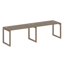 Metal System Quattro Р. ст. на 2 раб. места на О-образном м/к 50БО.СМ-2.3 Акация/Антрацит металл 2800*720*750 Metal System Quattro Р. ст. на 2 раб. места на О-образном м/к 50БО.СМ-2.3 Акация/Антрацит металл 2800*720*750