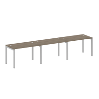 Metal System Quattro Р. ст. на 3 раб. места на П-образном м/к 50БП.СМ-3.2 Акация/Антрацит металл 3600*720*750 Metal System Quattro Р. ст. на 3 раб. места на П-образном м/к 50БП.СМ-3.2 Акация/Антрацит металл 3600*720*750