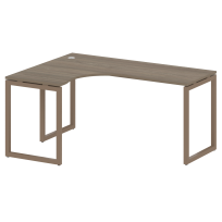 Metal System Quattro Стол криволинейный левый на О-образном м/к 40БО.СА-4 (L) Акация/Антрацит металл 1600*1200*750 Metal System Quattro Стол криволинейный левый на О-образном м/к 40БО.СА-4 (L) Акация/Антрацит металл 1600*1200*750
