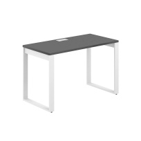 Стол офисный с лючком Allegro / 1200×600×750 / Профиль О-образный: 70×20 / Металлокаркас: Белый / Столешница: Белый / AG.101.WH.L.72.WH Стол офисный с лючком Allegro / 1200×600×750 / Профиль О-образный: 70×20 / Металлокаркас: Белый / Столешница: Белый / AG.101.WH.L.72.WH