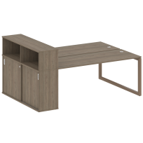 Metal System Quattro Р. ст. с шкафом-купе на О-образном м/к 50БО.РС-СШК-2.5 Т Акация/Антрацит металл 2210*1475*1098 Metal System Quattro Р. ст. с шкафом-купе на О-образном м/к 50БО.РС-СШК-2.5 Т Акация/Антрацит металл 2210*1475*1098