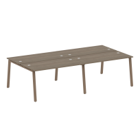 Metal System Р.ст. на 4 раб. места на А-образном м/к БА.СМ-4.3 Белый/Мокко металл 2800*1475*750 Metal System Р.ст. на 4 раб. места на А-образном м/к БА.СМ-4.3 Белый/Мокко металл 2800*1475*750