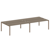 Metal System Р. ст. на 4 раб. места на П-образном м/к БП.СМ-4.5 Акация/Антрацит металл 3600*1475*750 Metal System Р. ст. на 4 раб. места на П-образном м/к БП.СМ-4.5 Акация/Антрацит металл 3600*1475*750